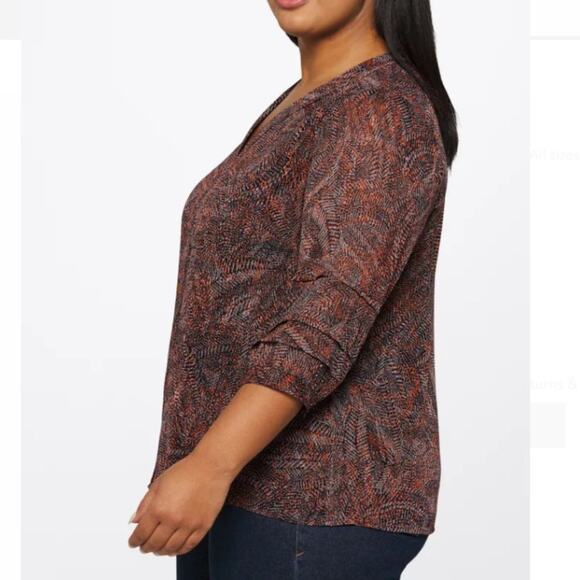 Daniel Rainn McKay 3/4 sleeve Blouse, Indigo, 1X NWOT - Picture 3 of 8